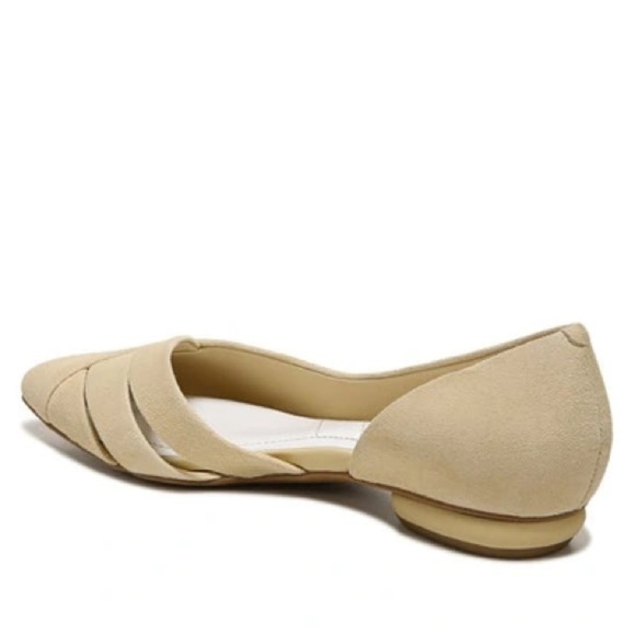 Franco Sarto Braela Almond Toe d'Orsay Flat in sand suede - Picture 5 of 16